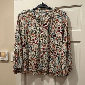 Boho Floral Women's Blouse - Multicolor